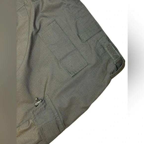 CQR Men's Green Tactical Ripstop Utility Cargo Pants 2XL Adjustable Waist - Picture 10 of 11